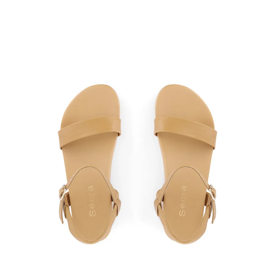 WILLOW - CARAMEL CARAMEL LEATHER Universal Fit Walking Fit