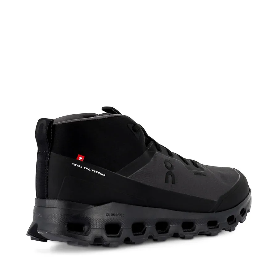 CLOUDROAM WATERPROOF (M) - BLACK/ECLIPSE mid - top running shoes cricket shoes