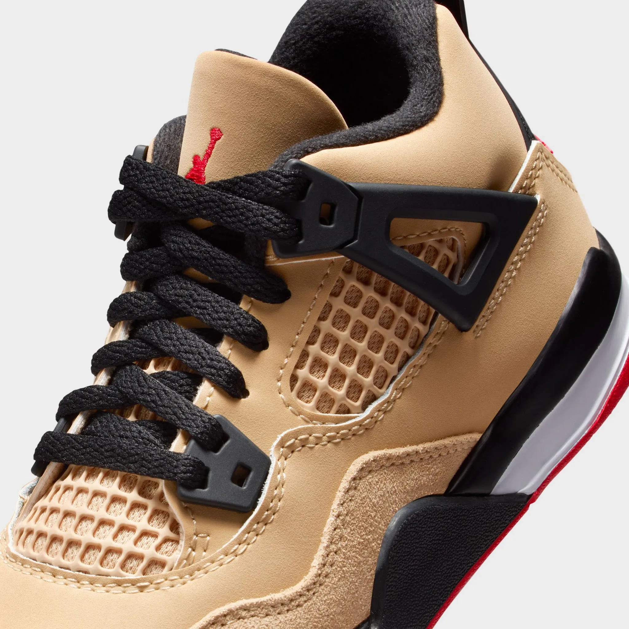 Jordan 4 Retro PS Fire Red / Starfish - Sesame Night Run Travel Ease