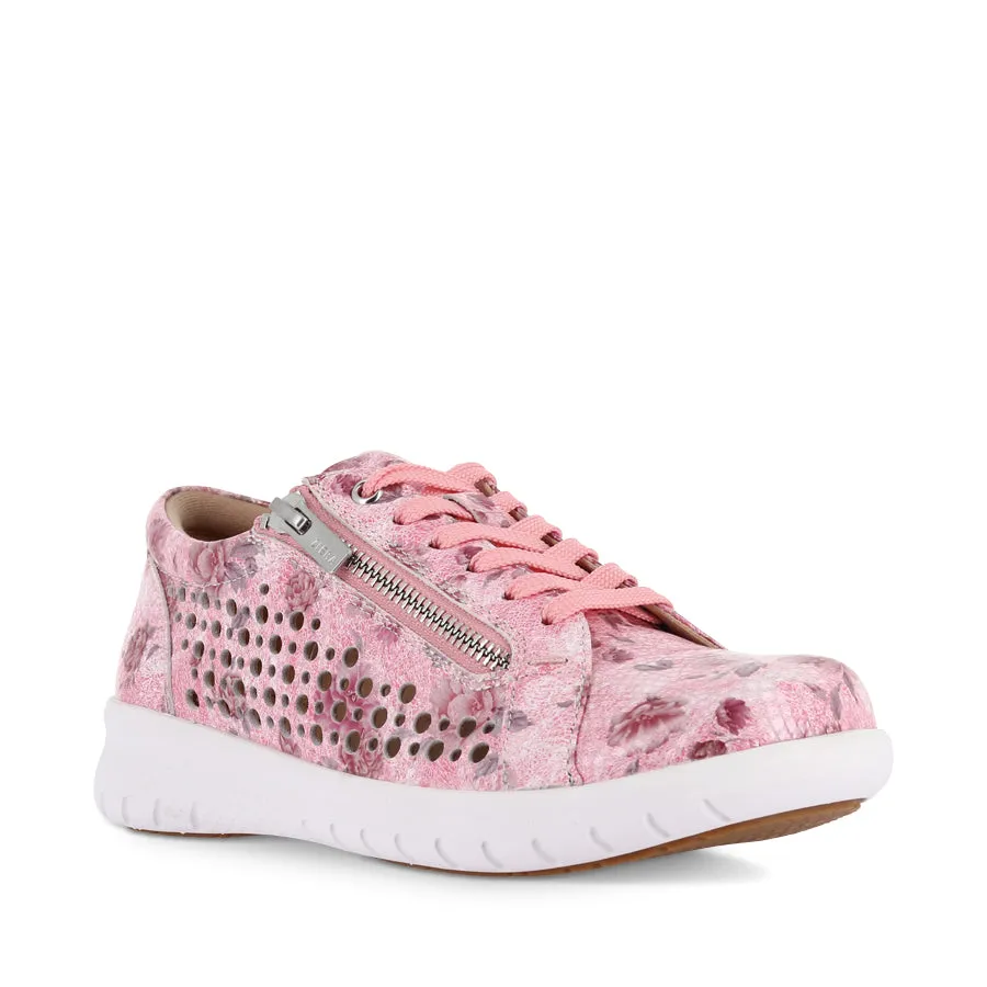 Stabilizing Heel Clip Eco Friendly Foam SHOVO XF - PINK PRINT LEATHER