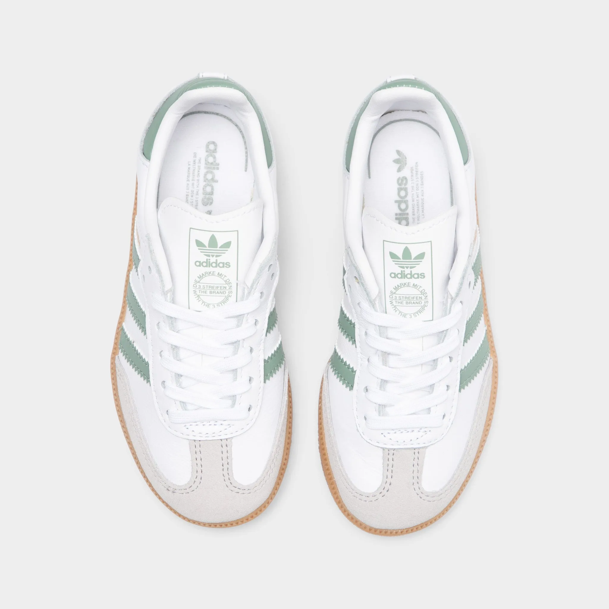 Body Alignment adidas Children's Samba OG Footwear White / Silver Green - Gum