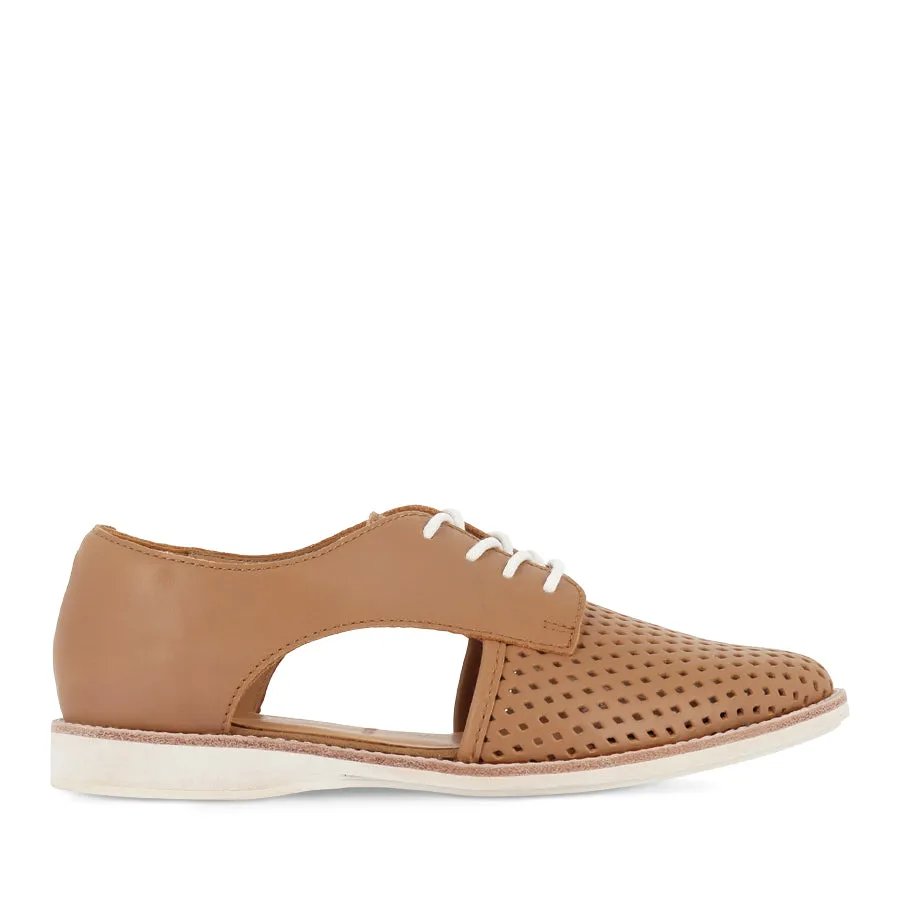 SIDECUT PUNCH - SOFT TAN LEATHER Lightweight Footwear