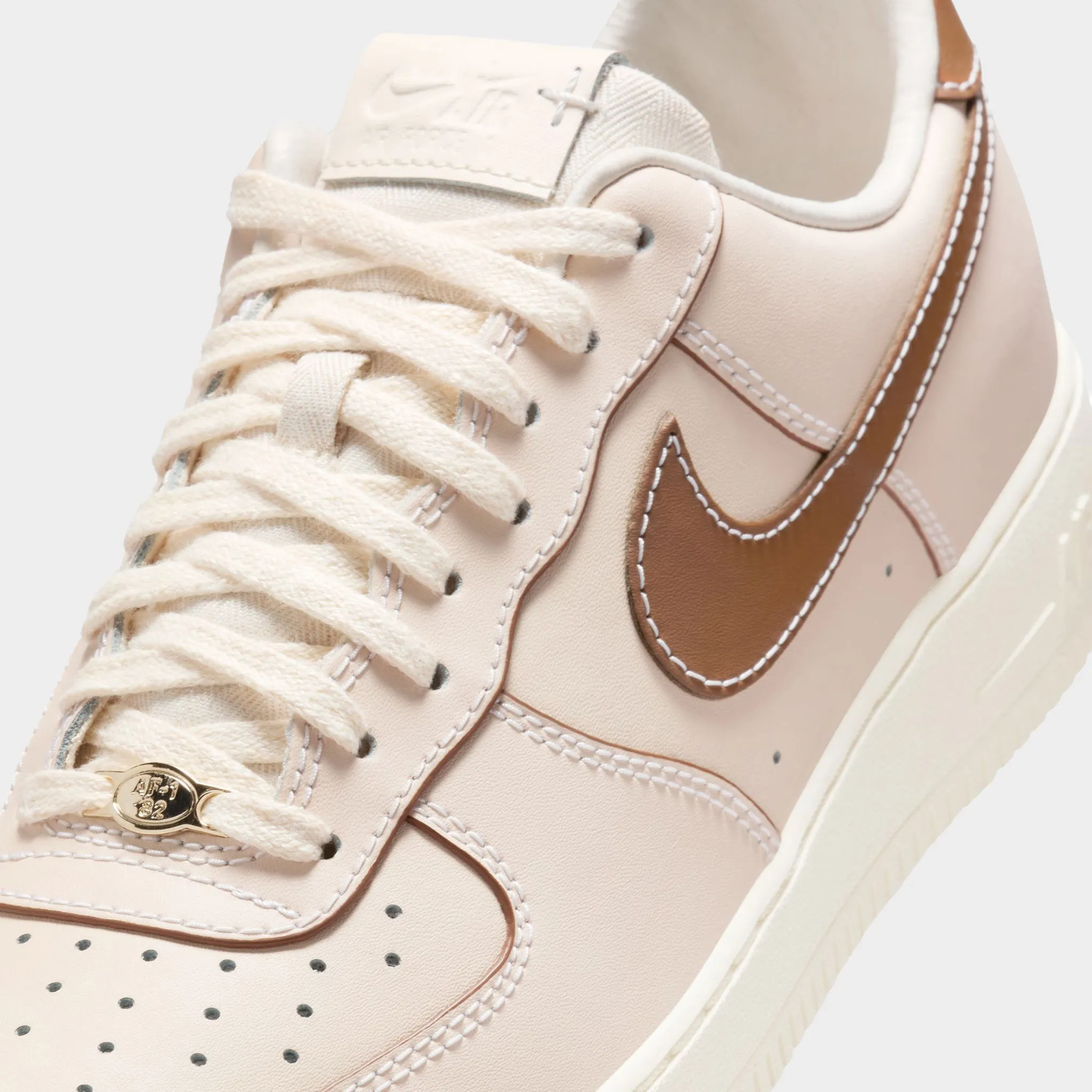 Nike Air Force 1 '07 Pearl White / Light British Tan travelers' mules fitness freaks - specific features