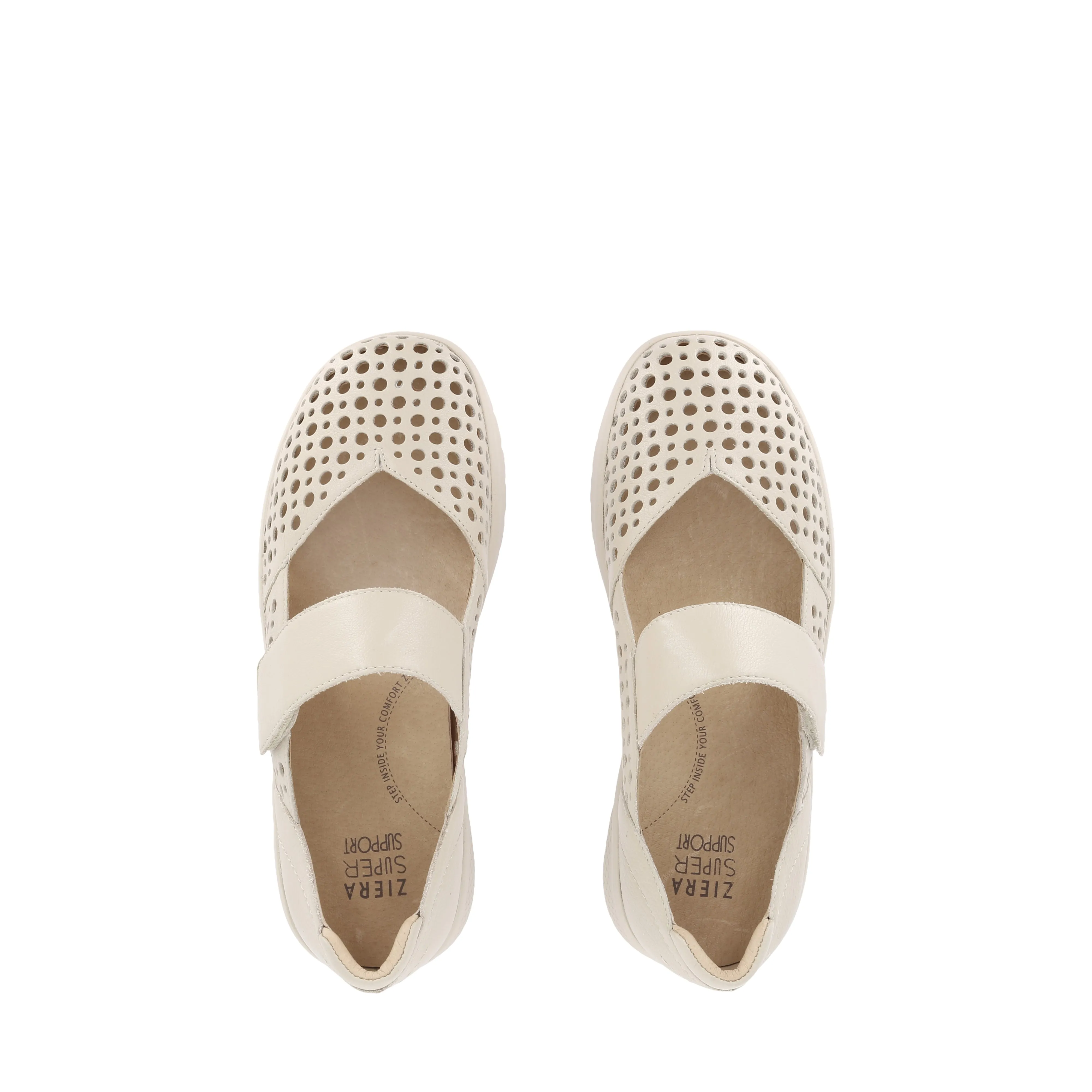 Casual Comfort Shoes Flexible Step SINDIS XF - ALMOND LEATHER