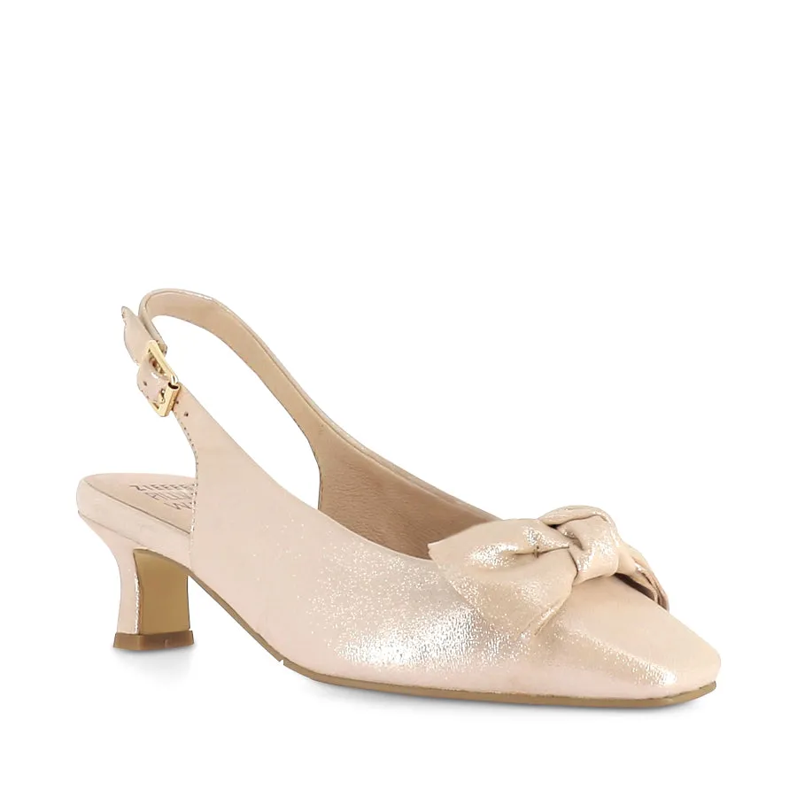 ONDO XW - NUDE SHIMMER LEATHER Simple Sophistication Shoes Wedding Glow