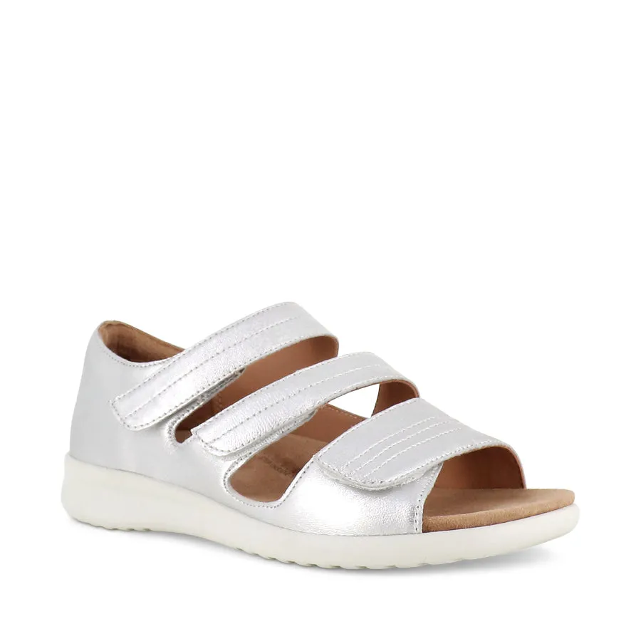 BARDOT XW - SILVER WHITE LEATHER Summer Wear