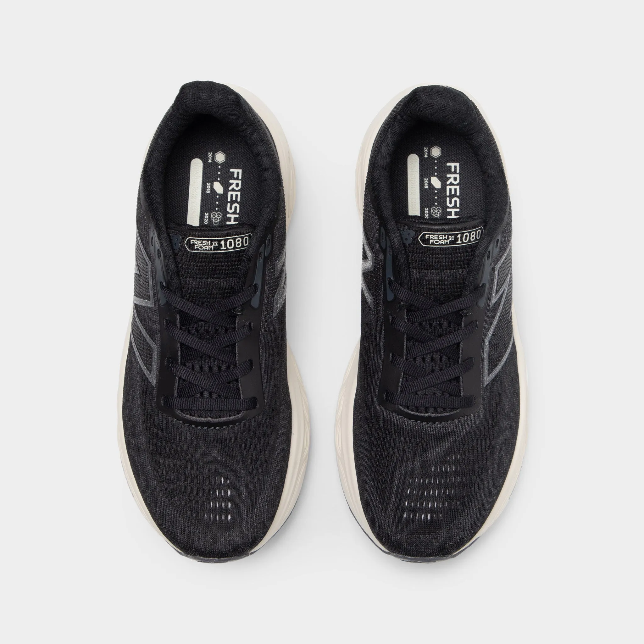 New Balance Women's Fresh Foam X 1080v14 Black / Phantom All-day style Sneaker Design
