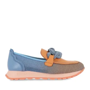 LOIRA - PEACH MULTI Padded Casual Leather Shoes