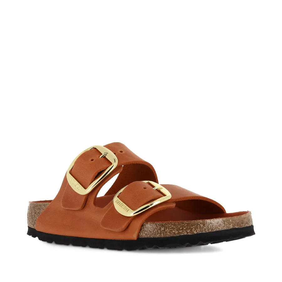 Customizable Straps ARIZONA BIG BUCKLE - BURNT ORANGE LEATHER