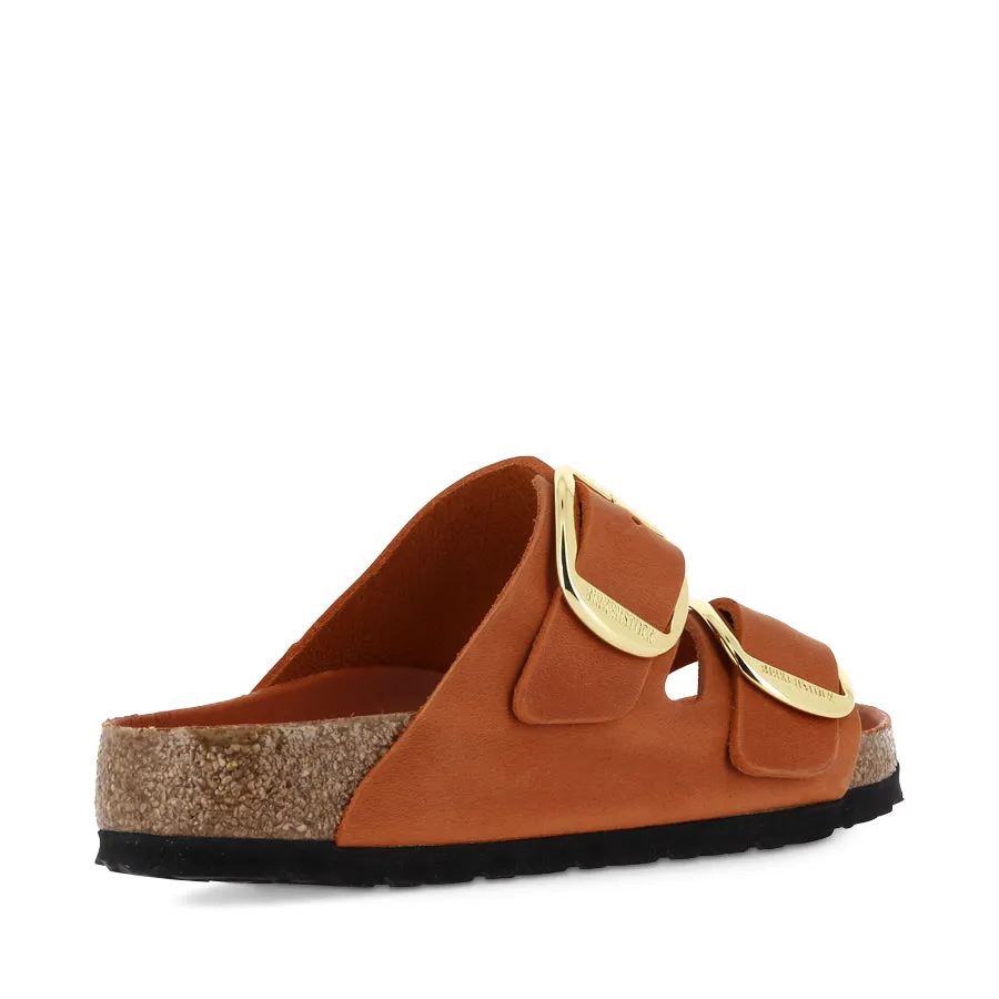 ARIZONA BIG BUCKLE - BURNT ORANGE LEATHER Durable Walk Beach Chic