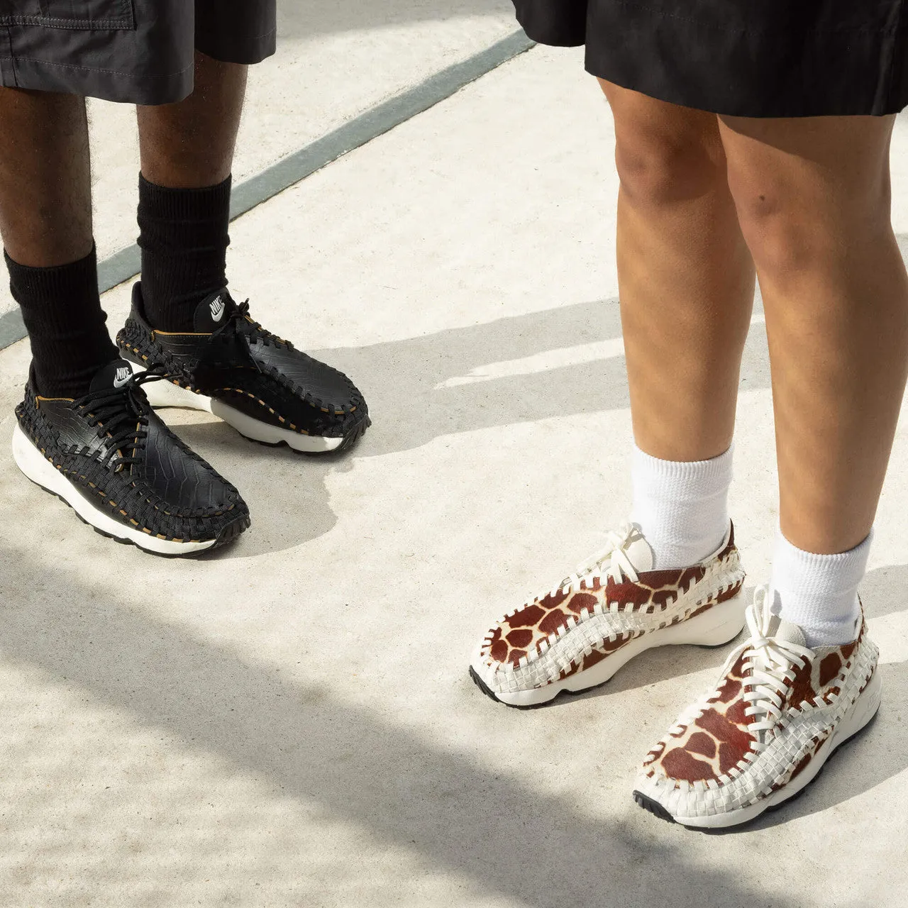 Wmns Air Footscape Woven PRM fluorescent teenagers' trends