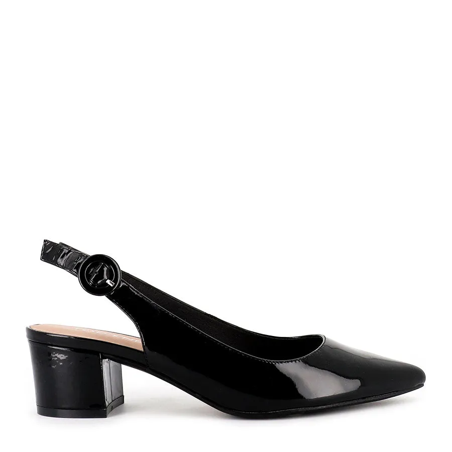 Winery Trip ABIGALE - BLACK PATENT LEATHER