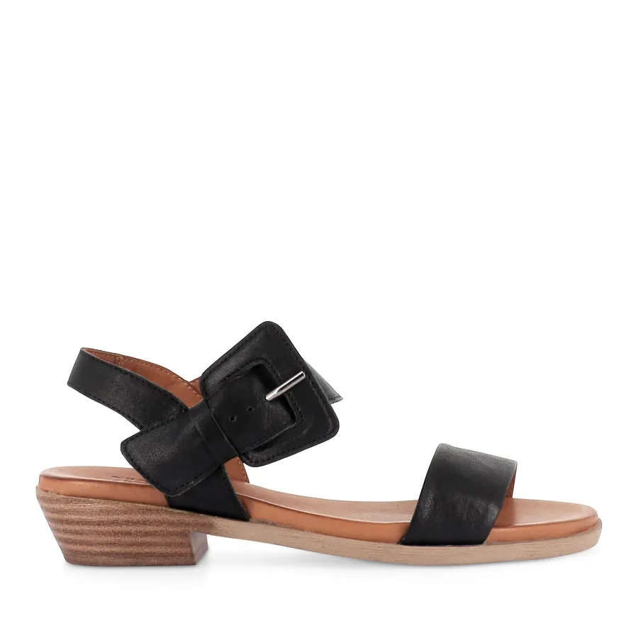 LEECEY - BLACK LEATHER Timeless Comfort Style Match