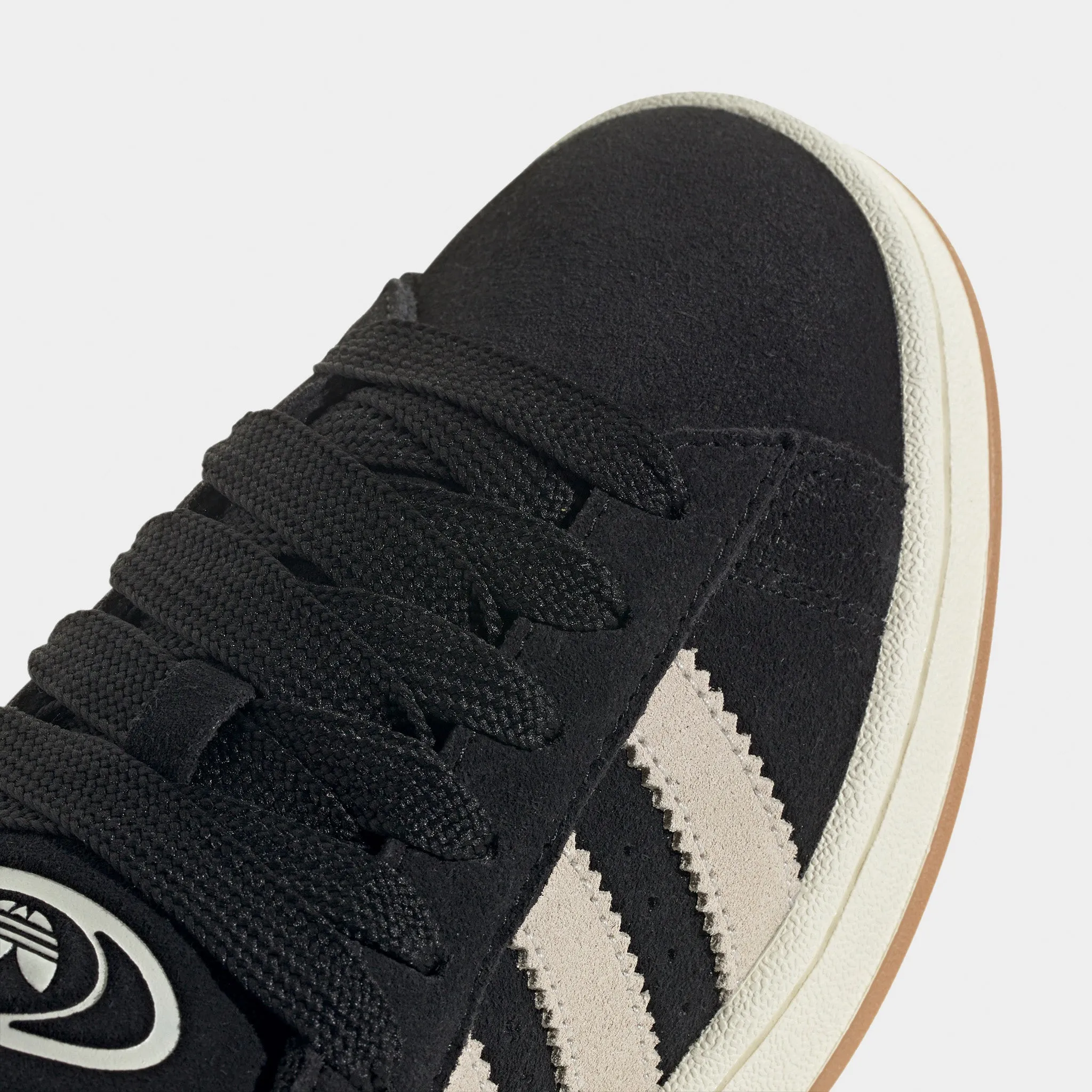 adidas Women's Campus 00s Core Black / Cream White - Wonder White Hexagonal Traction Stretch Step