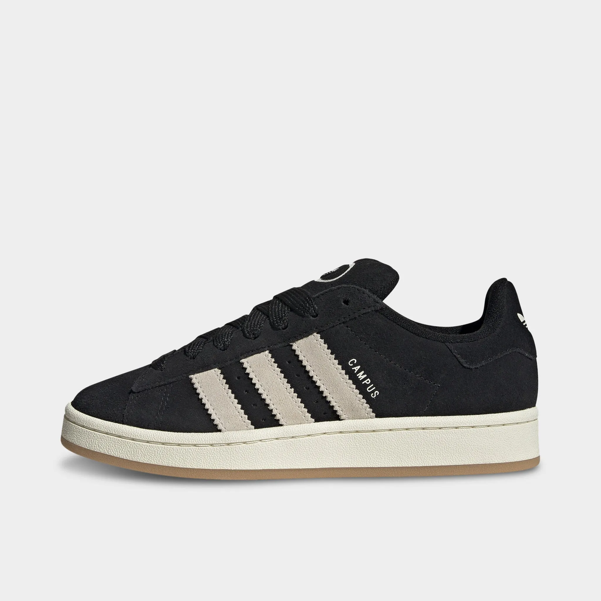 adidas Women's Campus 00s Core Black / Cream White - Wonder White Adaptive Support Anatomical Footbed Shape
