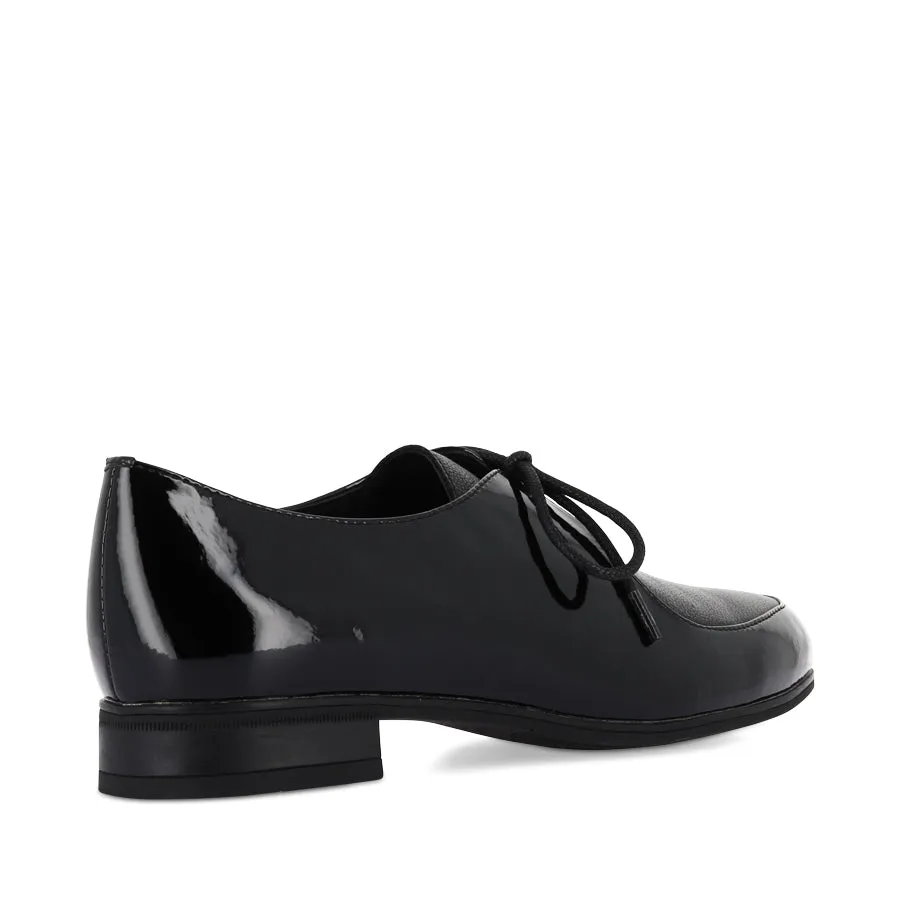 GEORGY - BLACK BLACK PATENT LEATHER Trendy Style Move Power