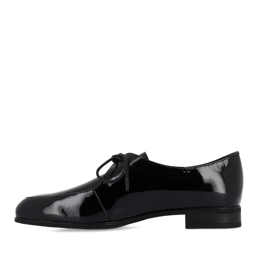 GEORGY - BLACK BLACK PATENT LEATHER Fair Spot Clean Step