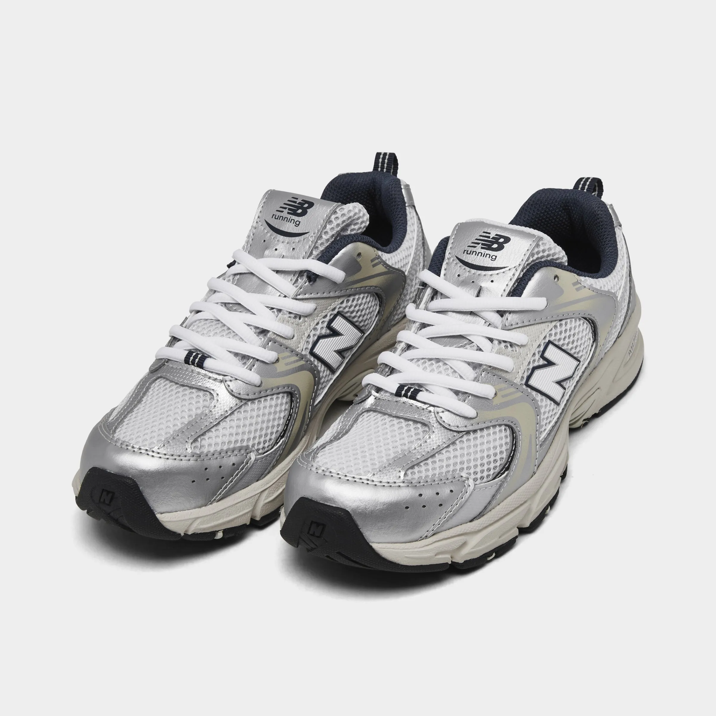 New Balance Juniors' 530 Summer Fog / Nimbus Cloud - NB Navy Memory Foam Insole Layer