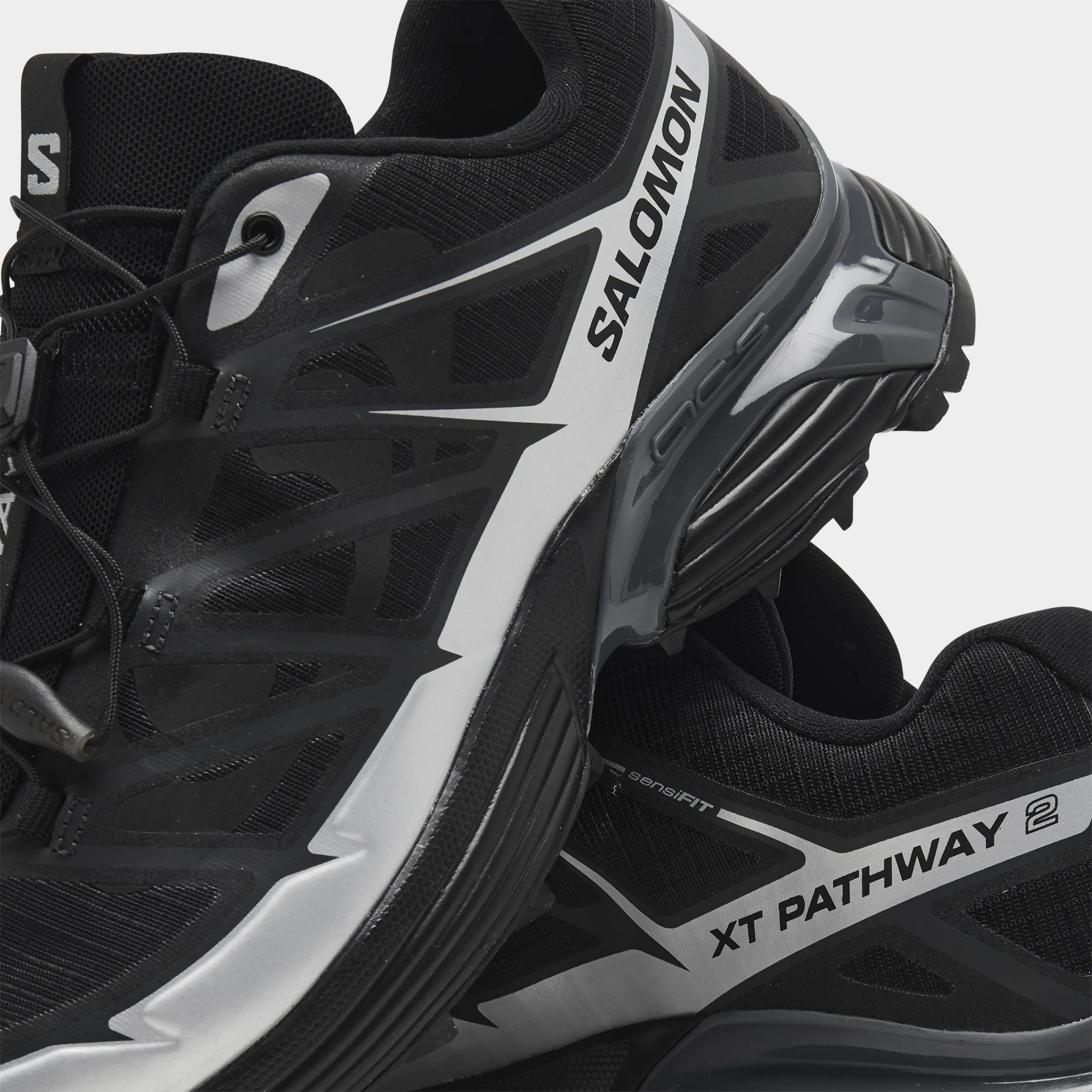 Salomon XT-Pathway 2 Night Black / Turbulence - Silver Basic Neutral Support