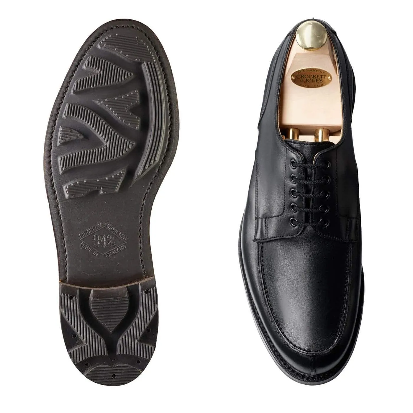 Wexford Black Wax Calf Free Steps Walk Ease