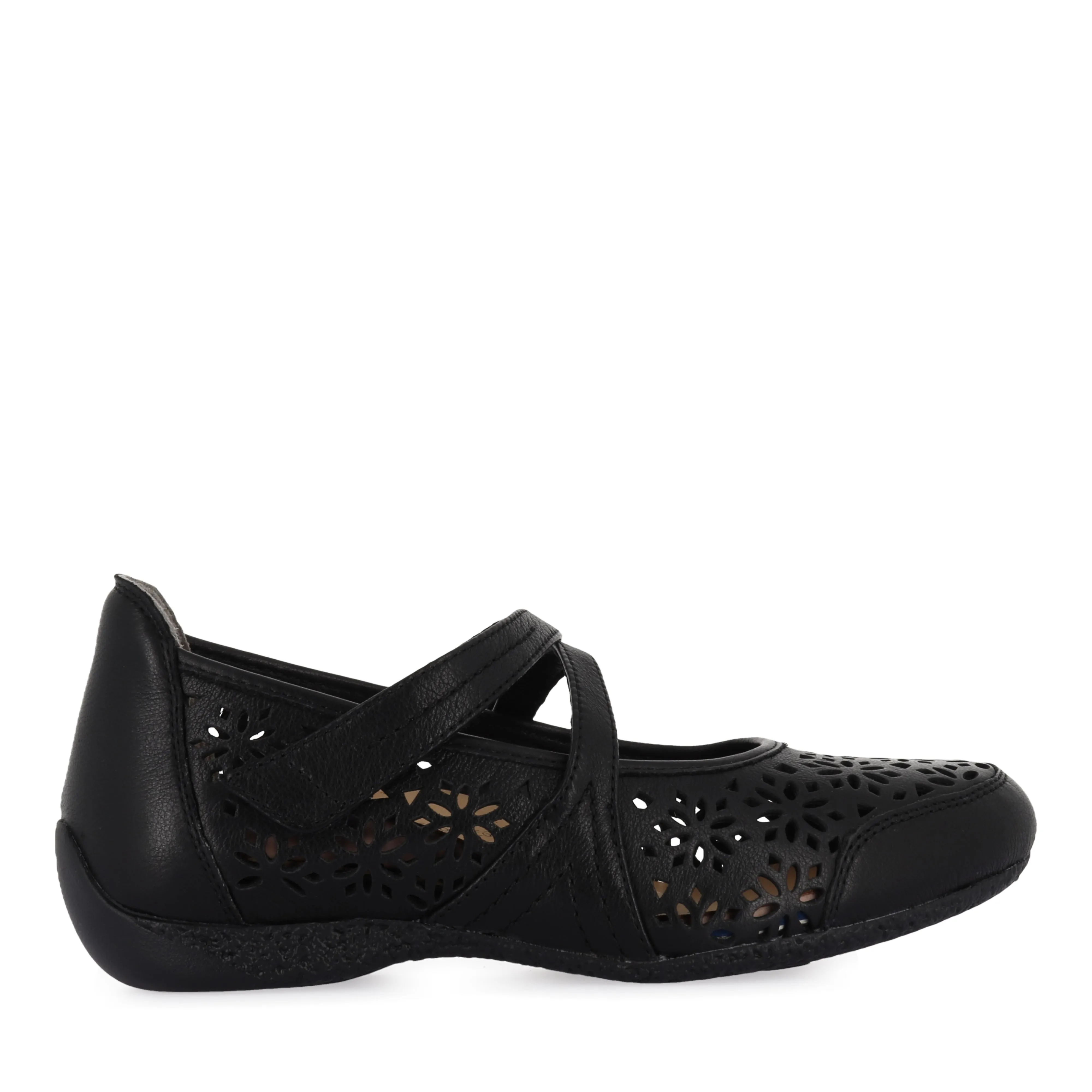 XODDIE W - BLACK LEATHER Fit Glow