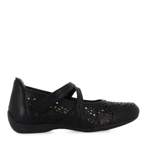 XODDIE W - BLACK LEATHER Fit Glow