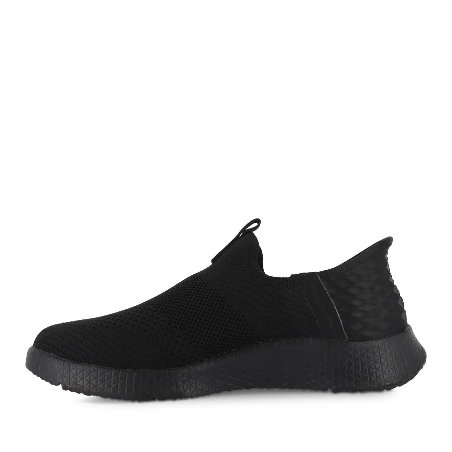 SLIPSTREAM - BLACK/BLACK Comfy Support MeshUpper