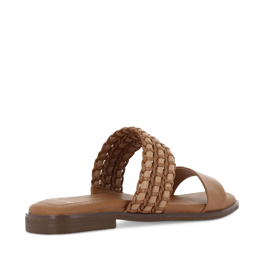 Poolside Comfort SLOANE - TAN WEAVE LEATHER
