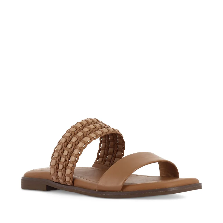 SLOANE - TAN WEAVE LEATHER Durable Straps Comfort Engineering
