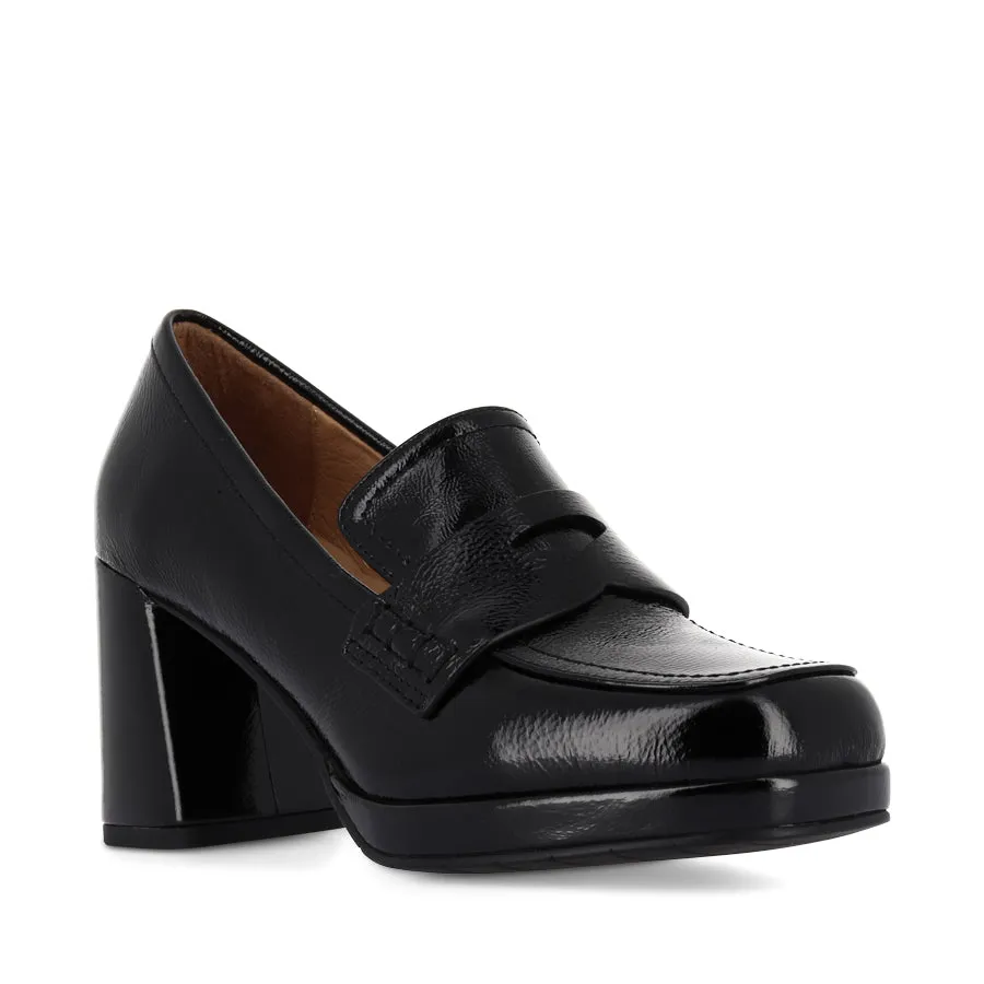 SMALE - BLACK PATENT LEATHER Soft Walking Shoes