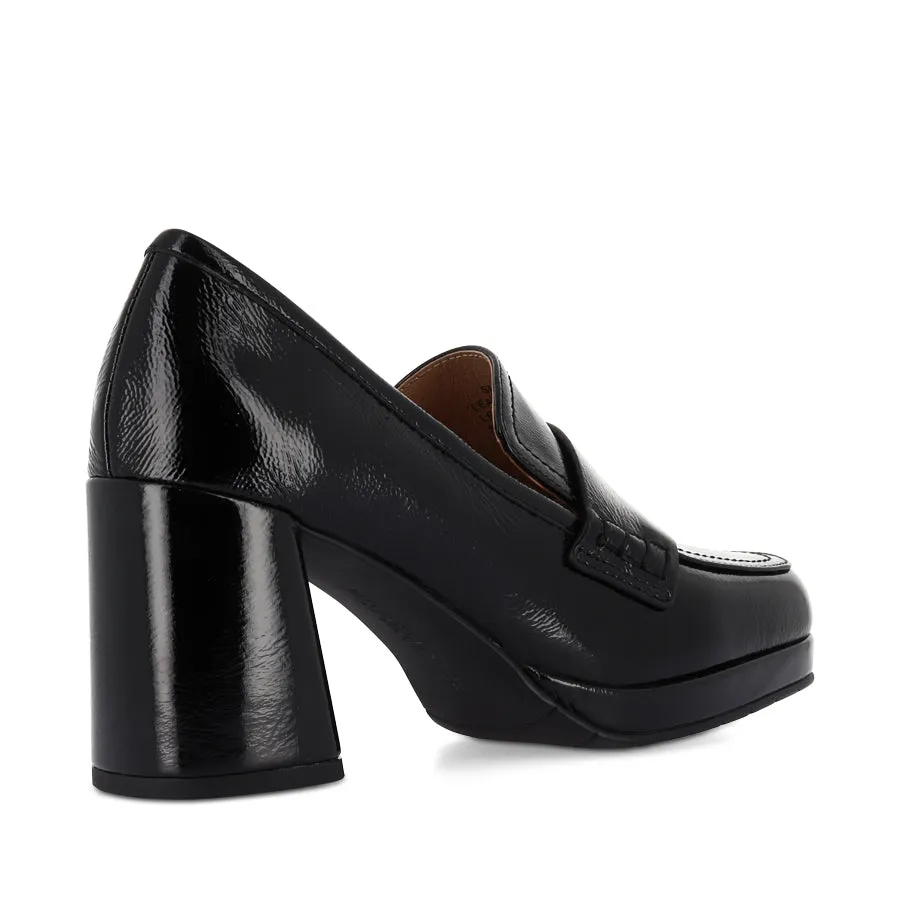 SMALE - BLACK PATENT LEATHER Comfortable Shoes Flexible Walk