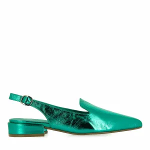 Morning Stroll Relaxed Design EROLS - EMERALD SHRUNKEN LEATHER