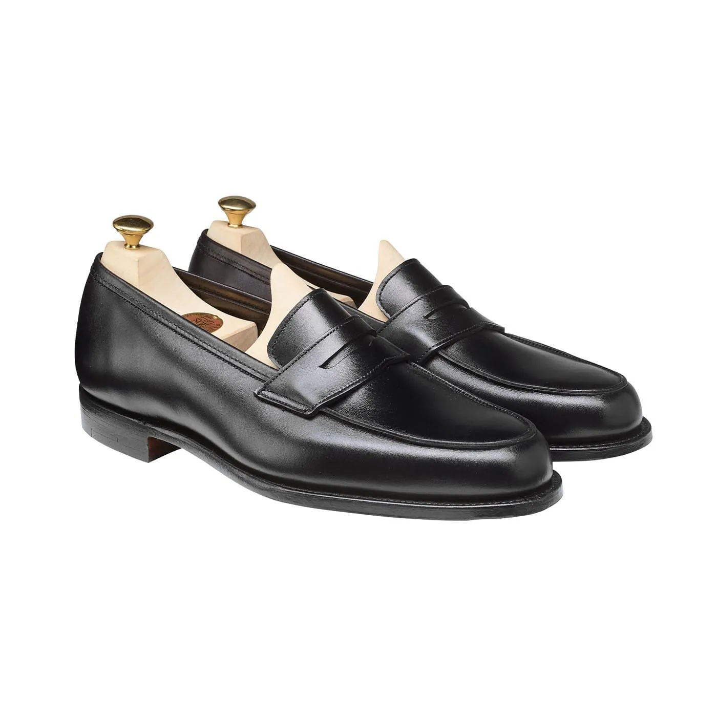 Elise Black Calf Easy-to-Wear Shoes Open Way