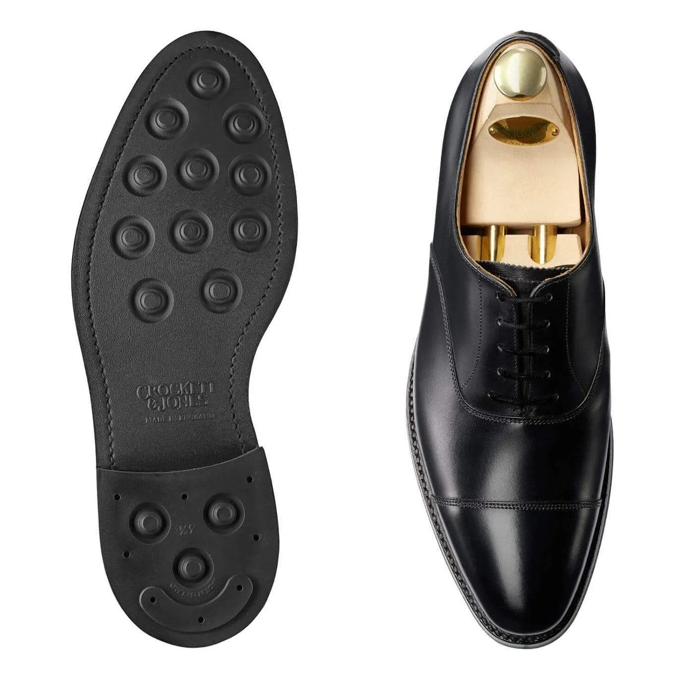 Handmade Oxfords Radstock Black Calf