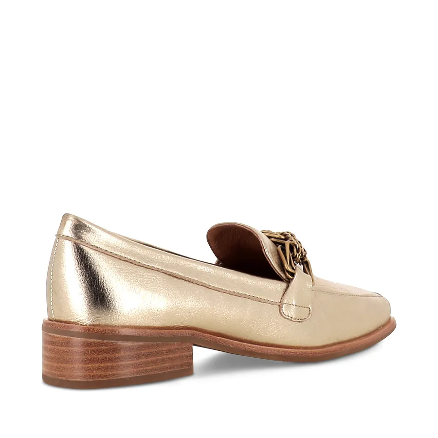 DEWEY - GOLD LEATHER Kind Feel Loose Fit