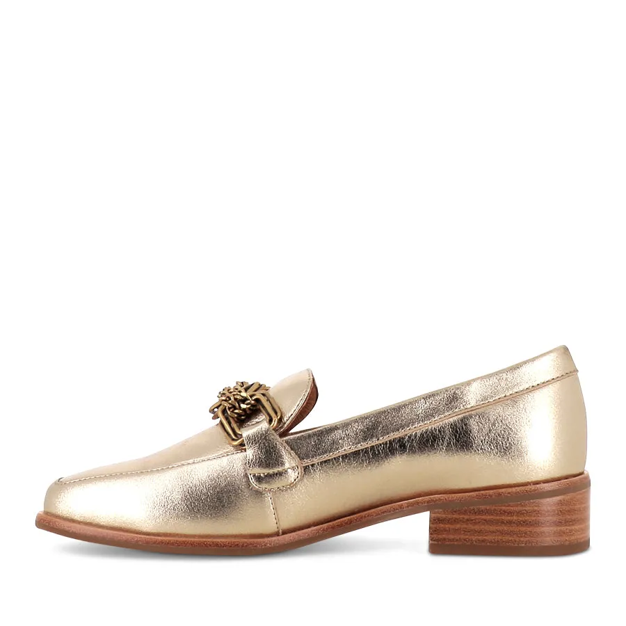 Sunrise Walk DEWEY - GOLD LEATHER