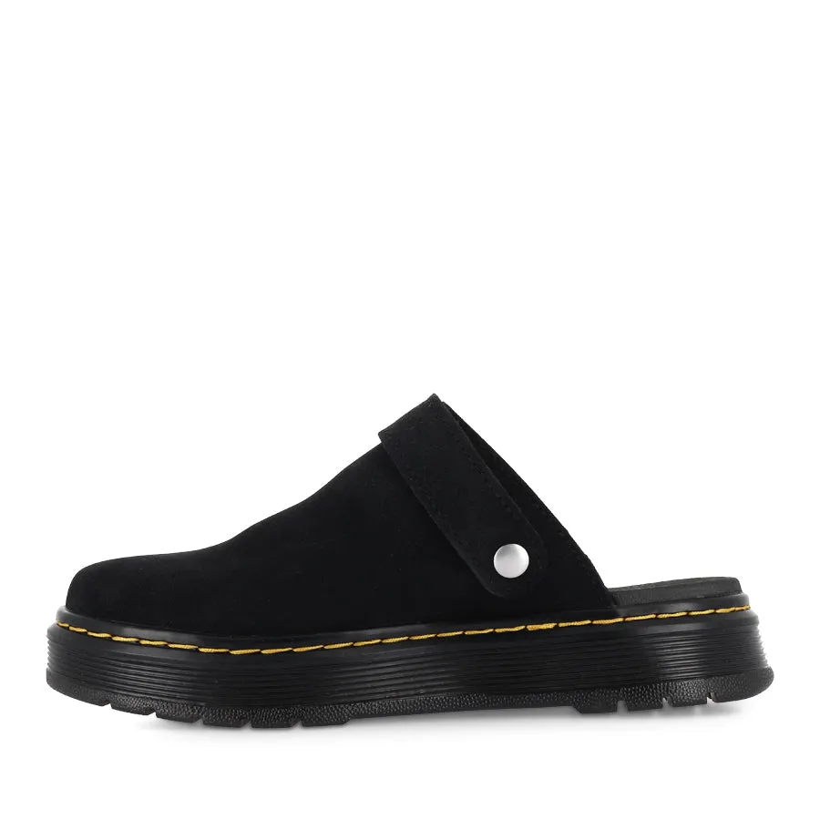 BROOKLINE - BLACK BRONX SUEDE Treaded Sole Flex Technology
