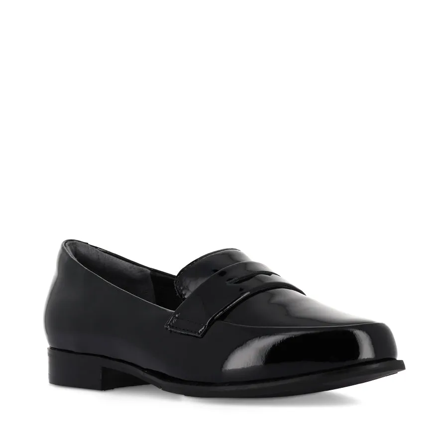 TOWSON XF - BLACK PATENT LEATHER Soft Walk Comfortable Leather Footwear