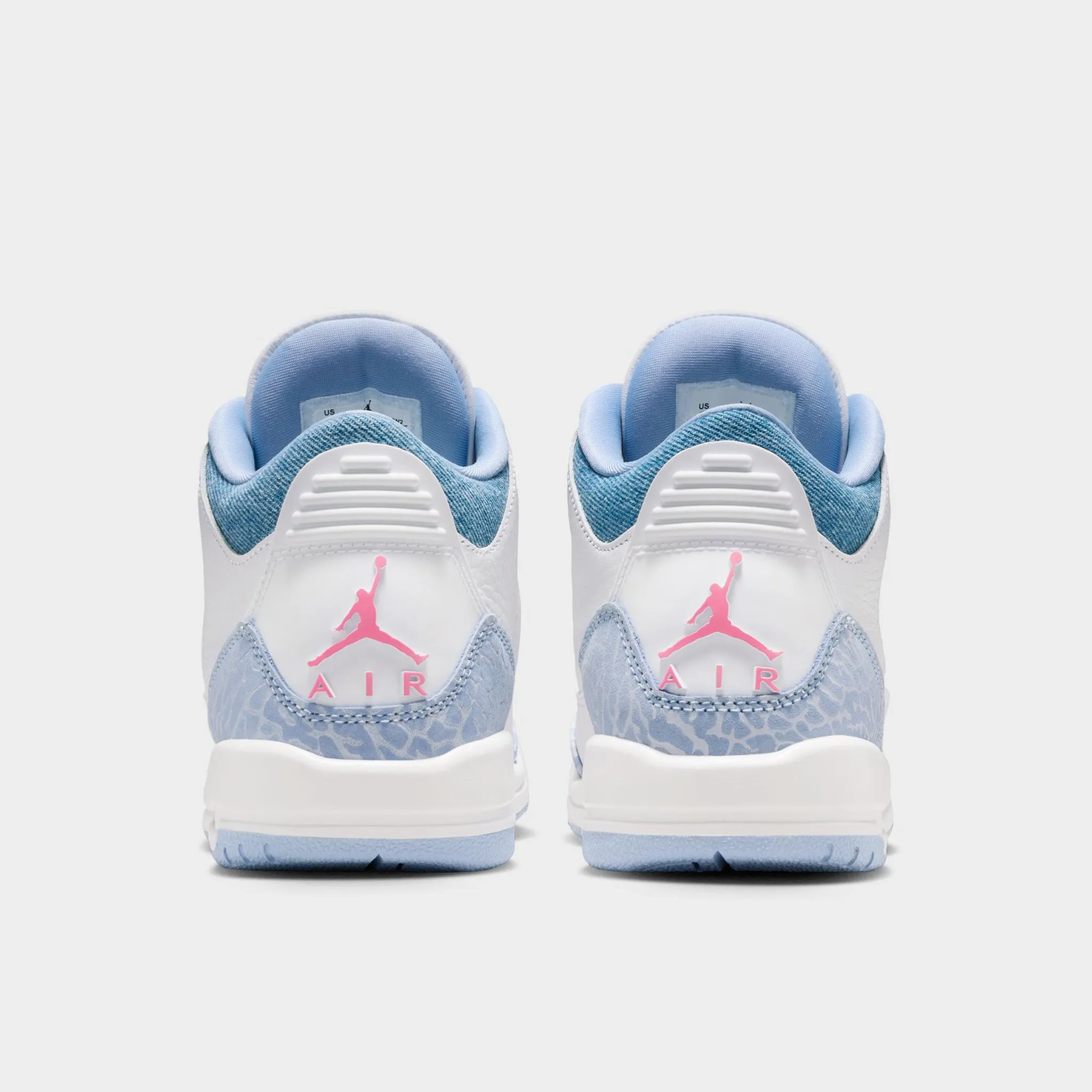 Jordan 3 Retro GS White / Pink Glow - Cobalt Bliss easy move