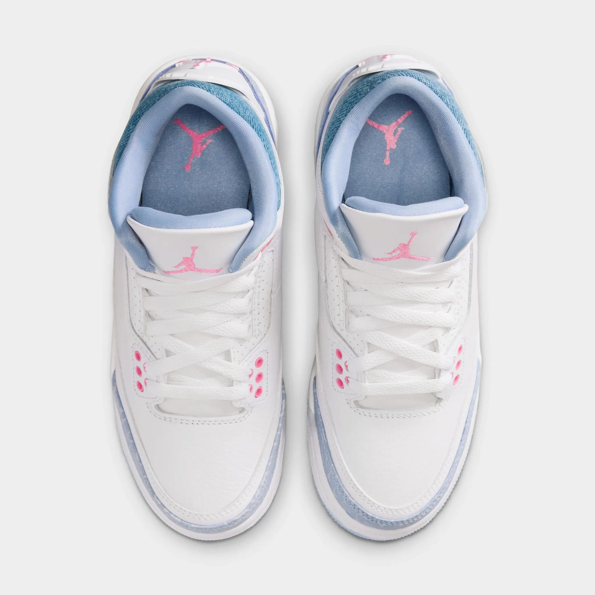 Stable Flex Daily Jordan 3 Retro GS White / Pink Glow - Cobalt Bliss
