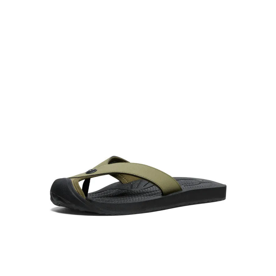 formal - style meaningful Men's Barbados Flip-Flop  |  Martini Olive/Black