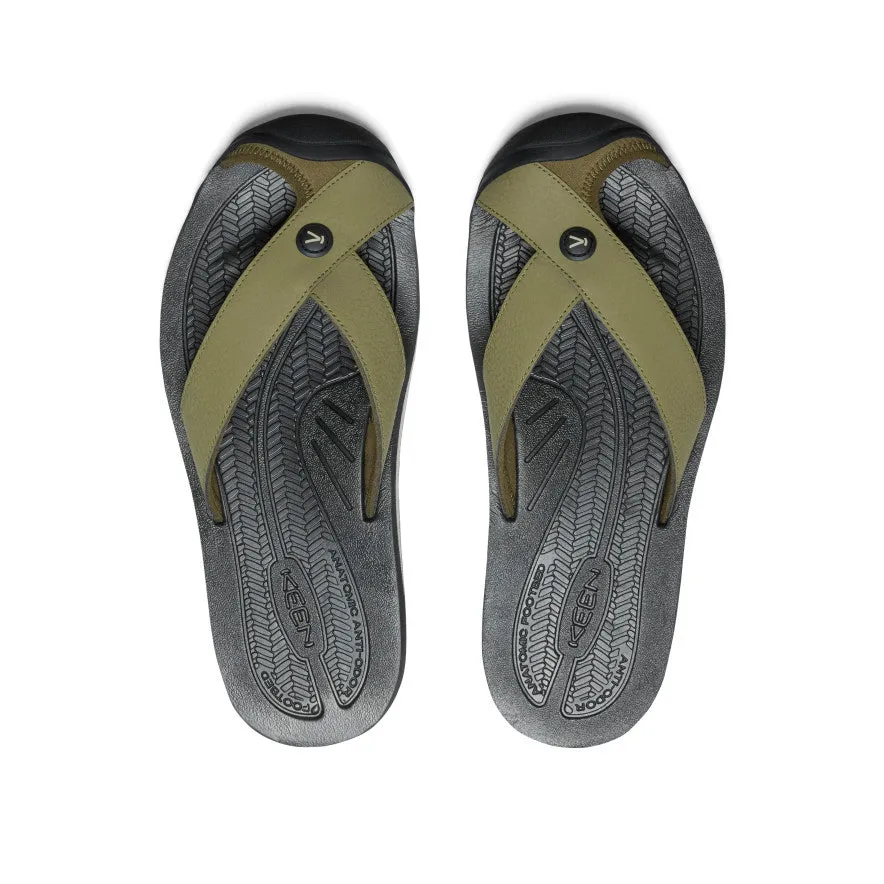Men's Barbados Flip-Flop  |  Martini Olive/Black windy