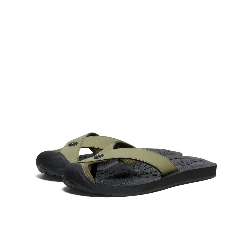 sporty - style Men's Barbados Flip-Flop  |  Martini Olive/Black