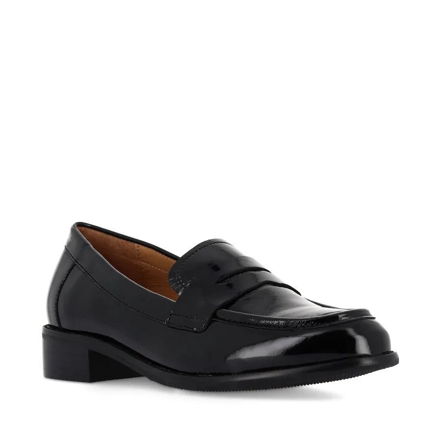 Photographer??s Pick Classic Leather ANGIE - BLACK PATENT BLACK SOLE