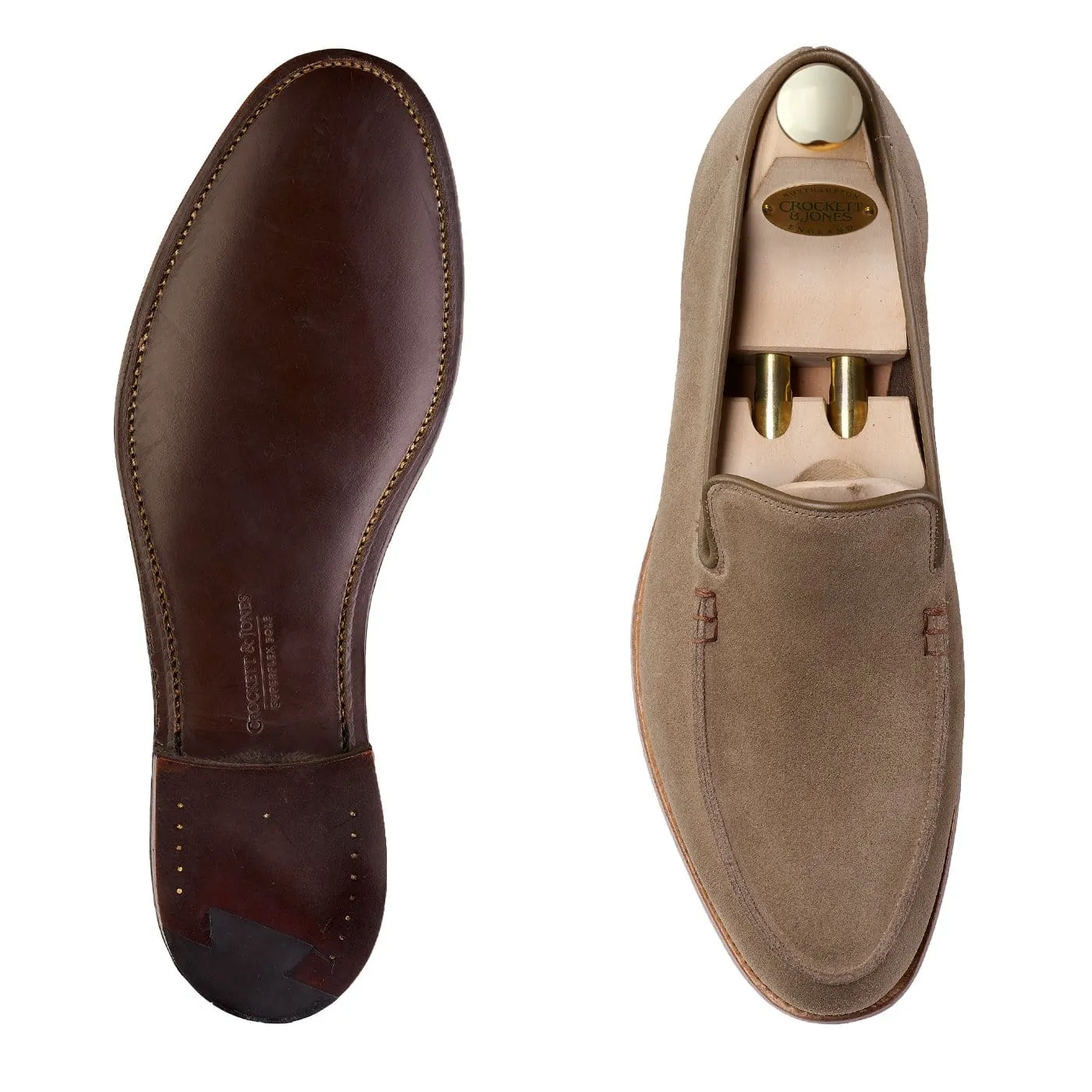 Tokyo Trend Clean Path Lane Salcombe Khaki Suede