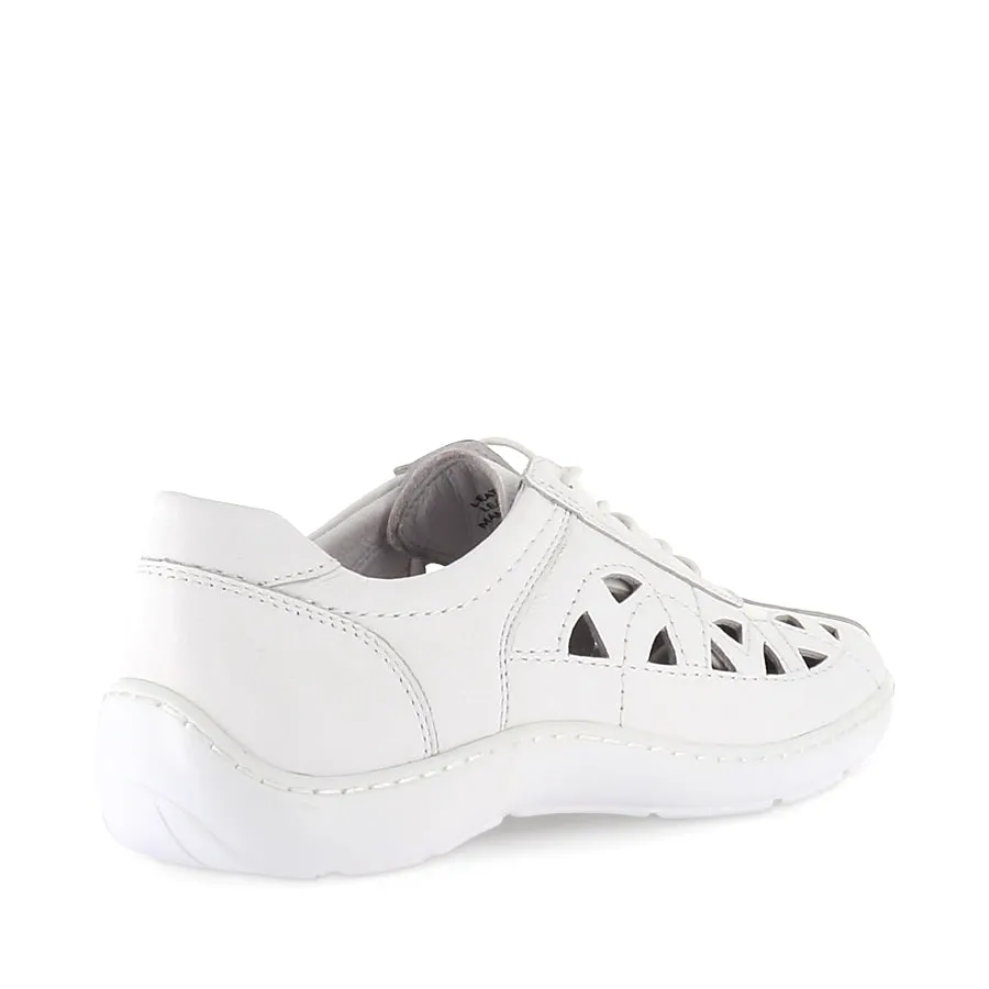 WATKIN XF - WHITE LEATHER Motion Fit Quick Transition