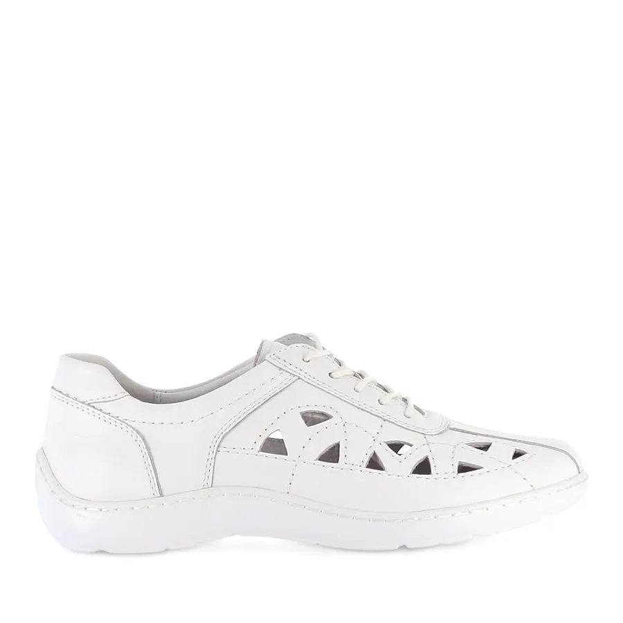 WATKIN XF - WHITE LEATHER Grip Enhancement Ankle Collar Padding