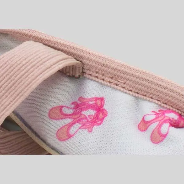 anti - slip SO DANCA BELLA BALLET SLIPPER (RED) - CHILD #SD69S