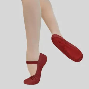 windy - day shoes SO DANCA BRITTANY BALLET SLIPPER (RED) - ADULT #SD69L