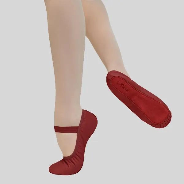 basketball shoes Bold Design SO DANCA BRITTANY BALLET SLIPPER (RED) - ADULT #SD69L